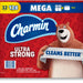 Charmin Ultra Strong Mega Rolls 286-Sheet 2-Ply Bathroom Tissue, 32 ct