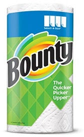 Bounty Paper Towel Roll, 108 2-Ply Sheets, 1 ct