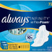 Always Regular Flow Infinity Pads with FlexFoam Flexi-Wings, Size 1, Value Pack, 72 ct