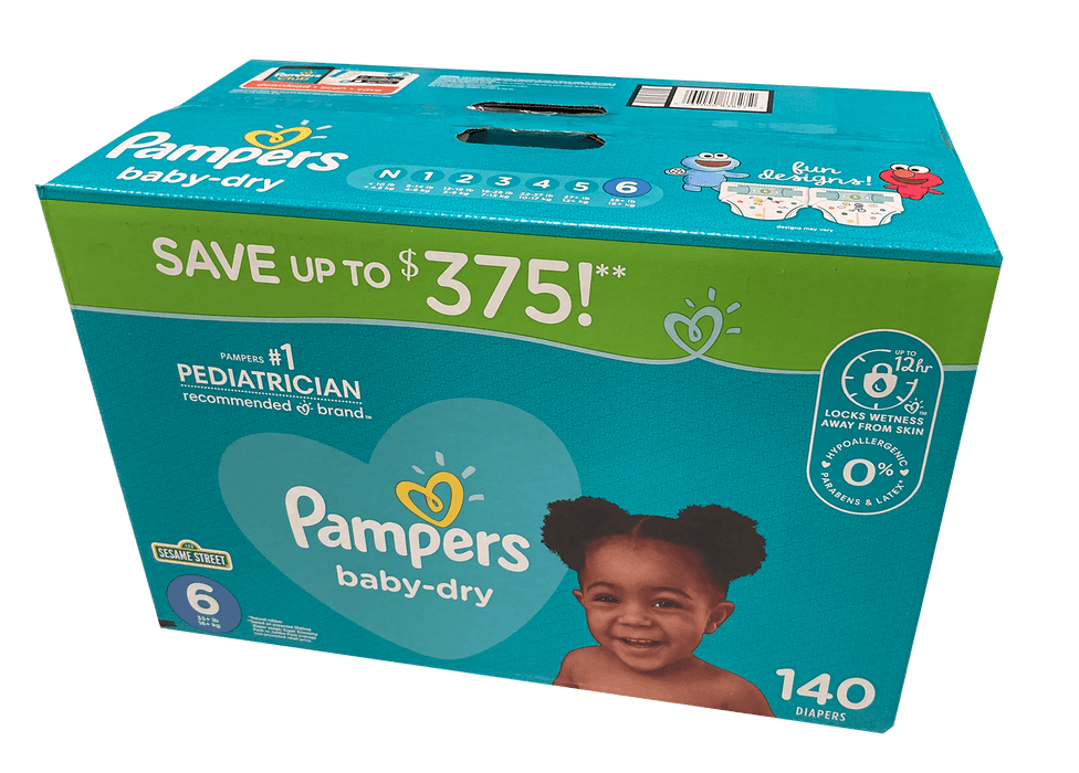 Pampers Baby Dry, Size 6, 140 ct