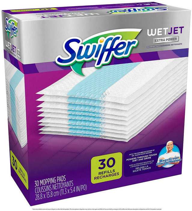 Swiffer Wet Jet Cleaning Pads, 30 ct