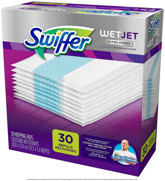 Swiffer Wet Jet Cleaning Pads, 30 ct