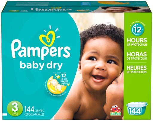 Pampers Diapers Size 3, 144 ct, 144 ct