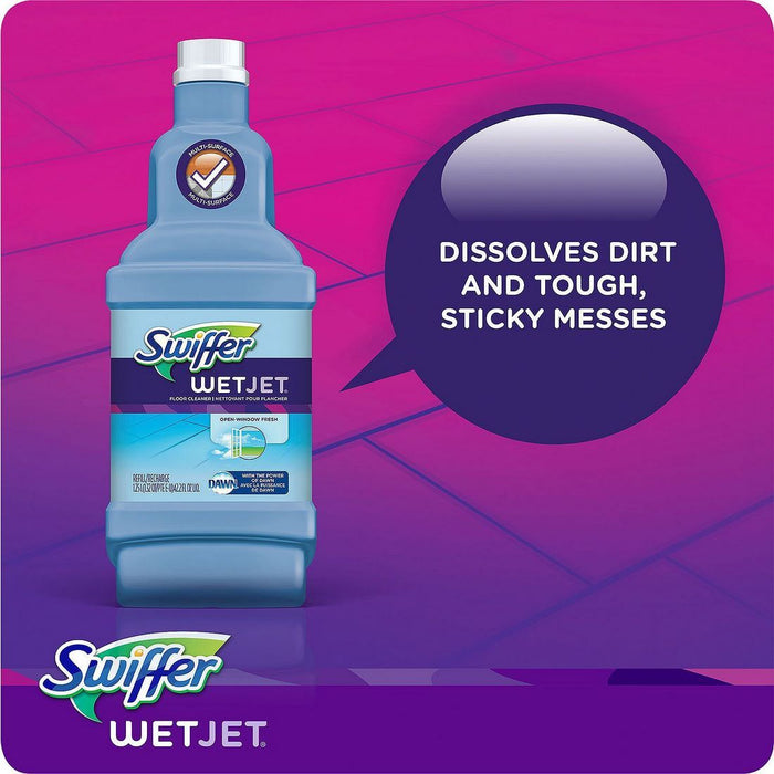 Swiffer WetJet Multi-Purpose Floor Cleaner Solution 3-Pack, 3 x 1.25 L
