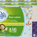 Puffs Plus Lotion Facial Tissues, 16-Pack, 16 x 56 ct