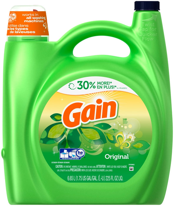 Gain Original Laundry Detergent, 225 oz