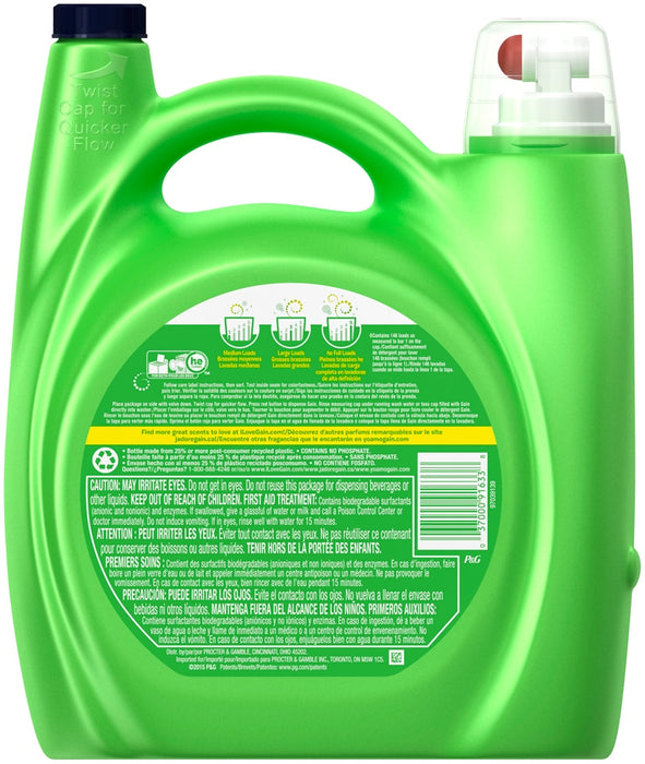 Gain Original Laundry Detergent, 225 oz