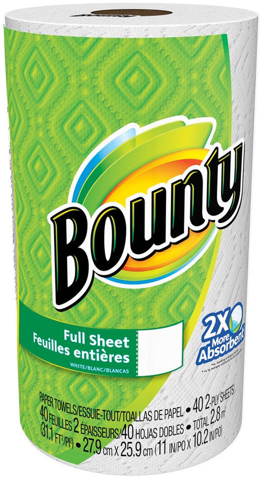 Bounty Full Sheet 2-Ply Paper Towels, 40 ct