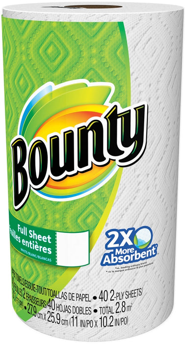 Bounty Full Sheet 2-Ply Paper Towels, 40 ct