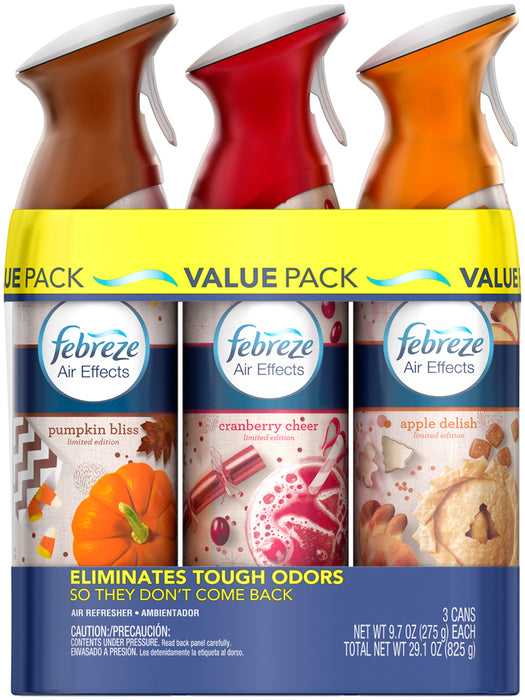 Febreze Air Effects Air Refreshers, Value Pack, 3 x 9.7 oz