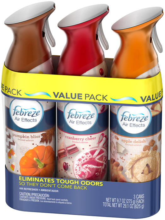 Febreze Air Effects Air Refreshers, Value Pack, 3 x 9.7 oz