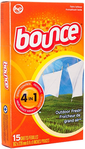 Bounce Fabric Softener 4 in 1 , 15 ct