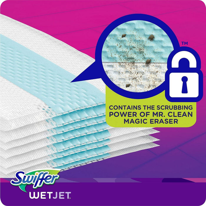 Swiffer Wetjet Mopping Refill Pack, 34 pcs