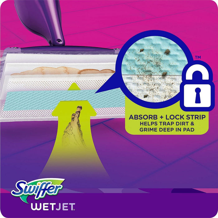 Swiffer Wetjet Mopping Refill Pack, 34 pcs