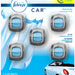 Febreze Car Air Freshener Vent Clips Value Pack, Linen & Sky, 5 x 2 ml