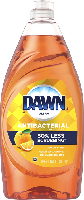 Dawn Ultra Antibacterial Dishwashing Liquid, Orange Scent , 28 oz