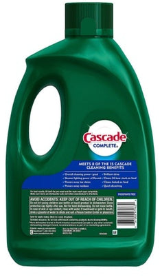 Cascade Complete Gel Dishwasher Detergent, Fresh Scent, 155 oz