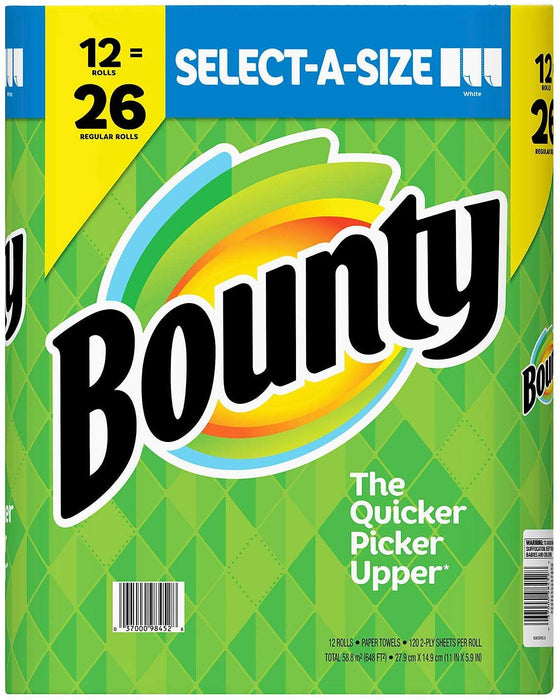 Bounty Select Paper Towels, 120 2-Ply, 12 ct