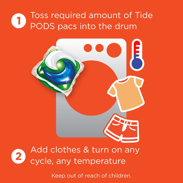Tide 4 in 1 Downy Pods, April Fresh Scent, 80 ct