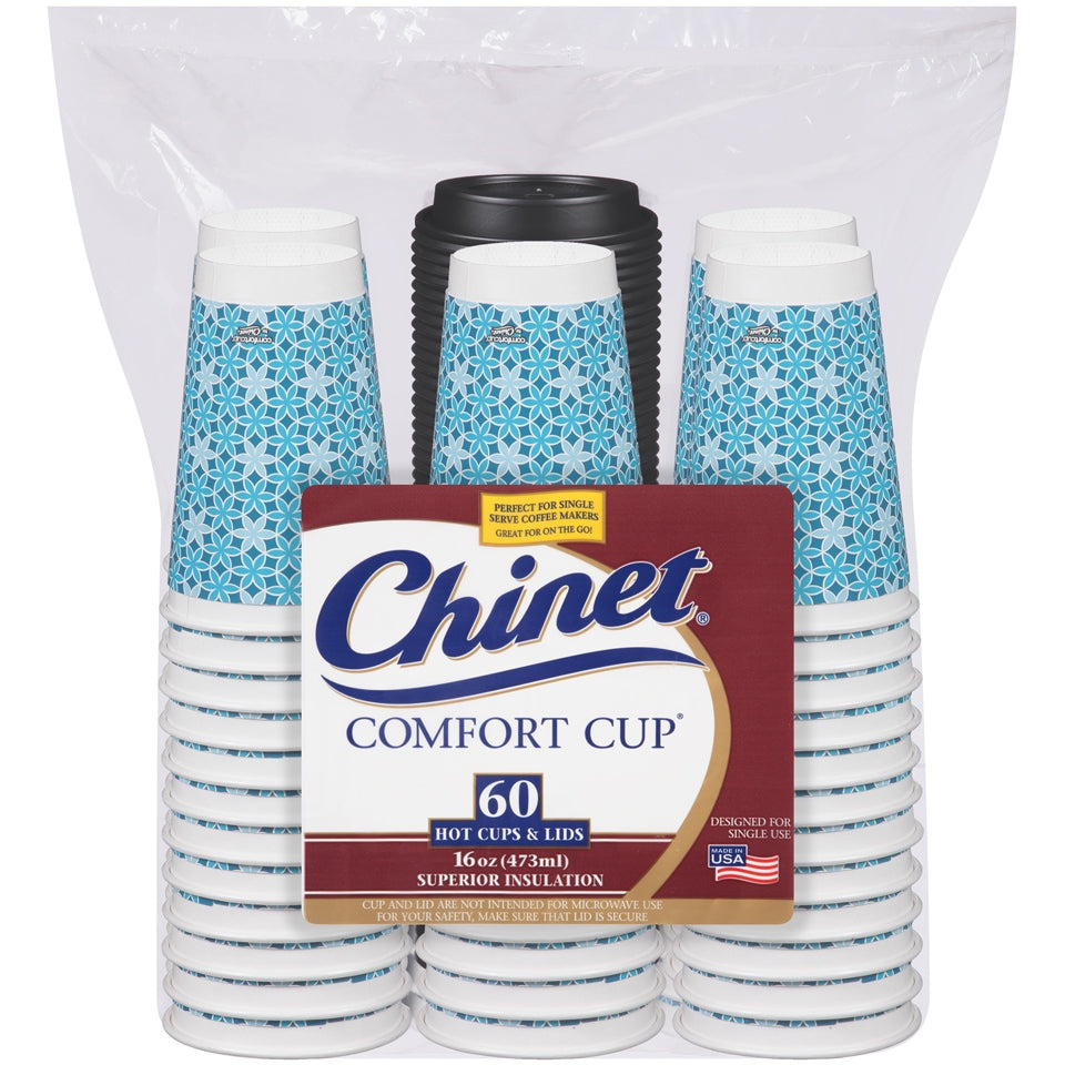 Chinet Comfort Cups, 16 oz, 60 ct