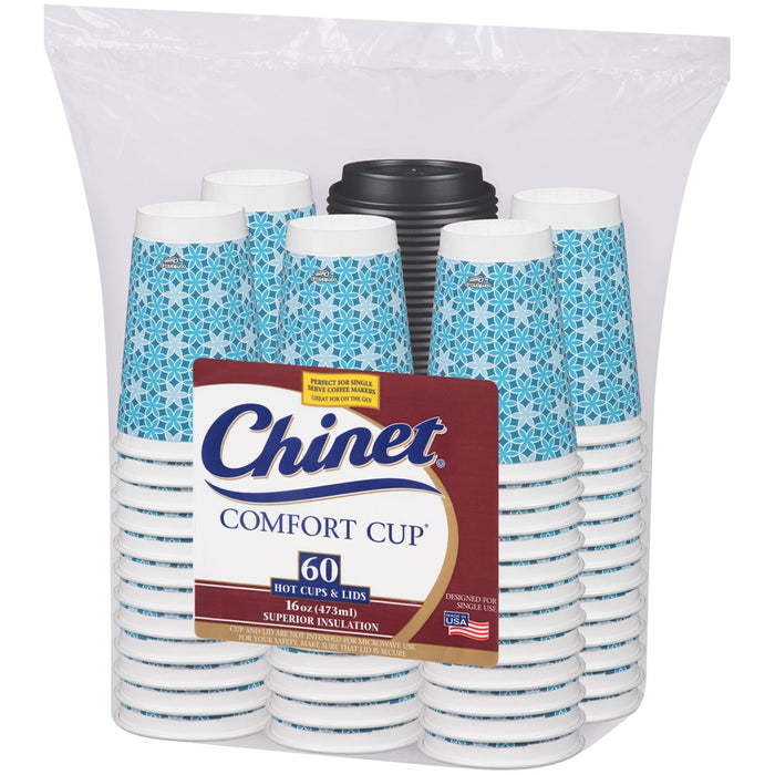 Chinet Comfort Cups, 16 oz, 60 ct