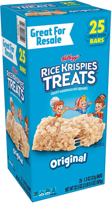 Kellogg's Rice Krispies Treats, Value Pack, 25 ct