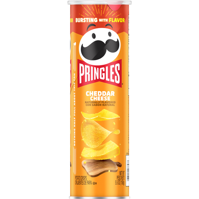 Pringles Cheddar Cheese Potato Chips, 158 gr