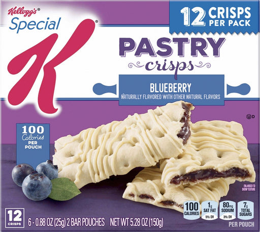 Kellogg's Special K Pastry Crisps, Blueberry, 12 ct