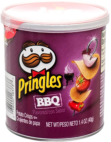 Pringles BBQ Potato Chips 12-Pack, 12 x 40 gr