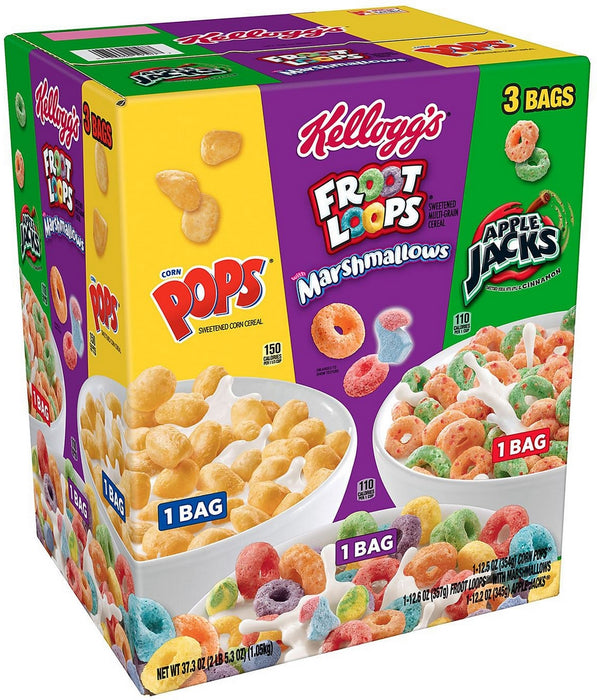 Kellogg's Kids, Variety Pack, 37.3 oz
