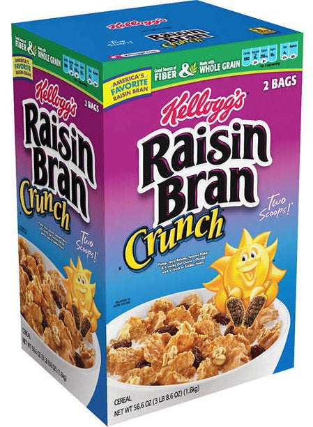 Kellogg's Raisin Bran Crunch , 56.6 oz