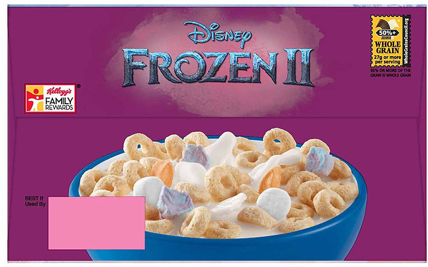 Kellogg's Disney Frozen II Cereal, 2-Pack, 2 x 12.5 oz
