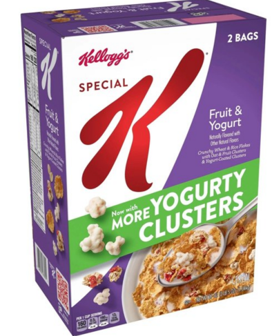 Kellogg's Special K Fruit & Yogurt, More Yogurty Clusters , 37 oz