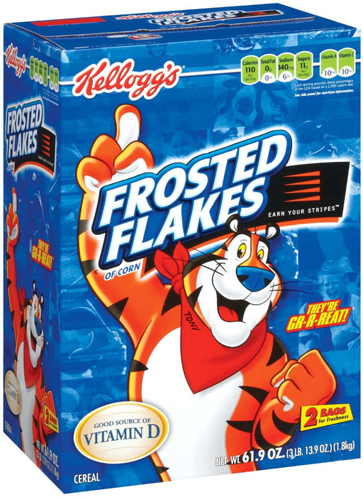 Kellogg's Frosted Flakes, 2 bags - 31 oz