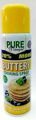 Pure & Simple Buttery Cooking Spray, 170 gr
