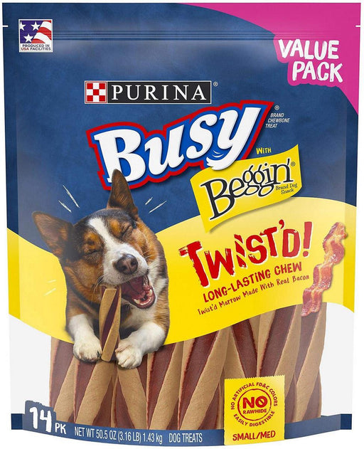 Purina Busy with Beggin' Twistd Dog Treats, 14 ct
