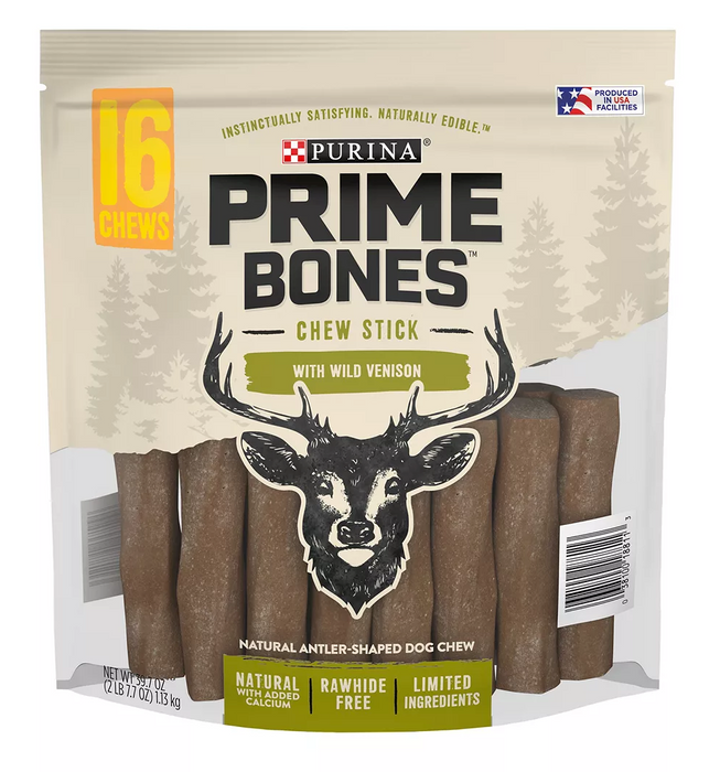 Purina Prime Bones Chew Stick With Wild Wesson, 39.7 oz