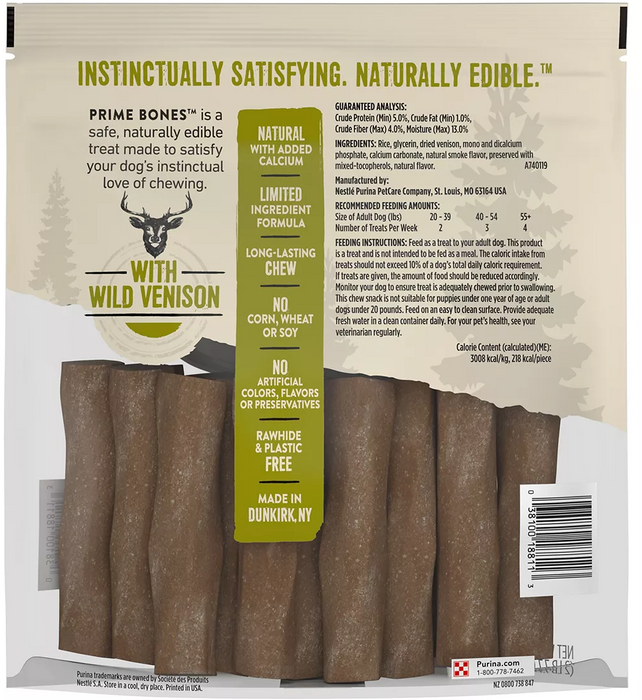 Purina Prime Bones Chew Stick With Wild Wesson, 39.7 oz