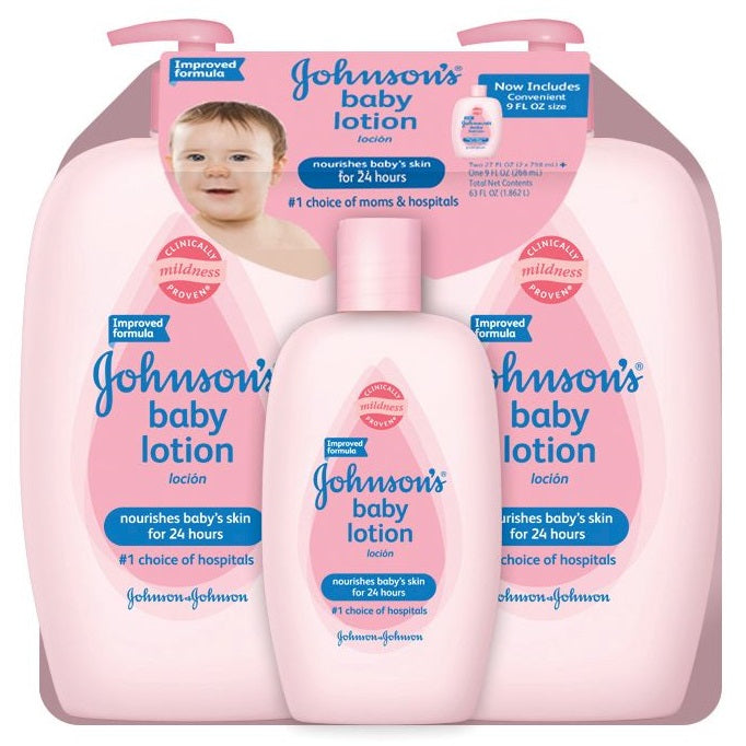 Johnson's Baby Lotion Value 3-Pack, 2 x 27 oz