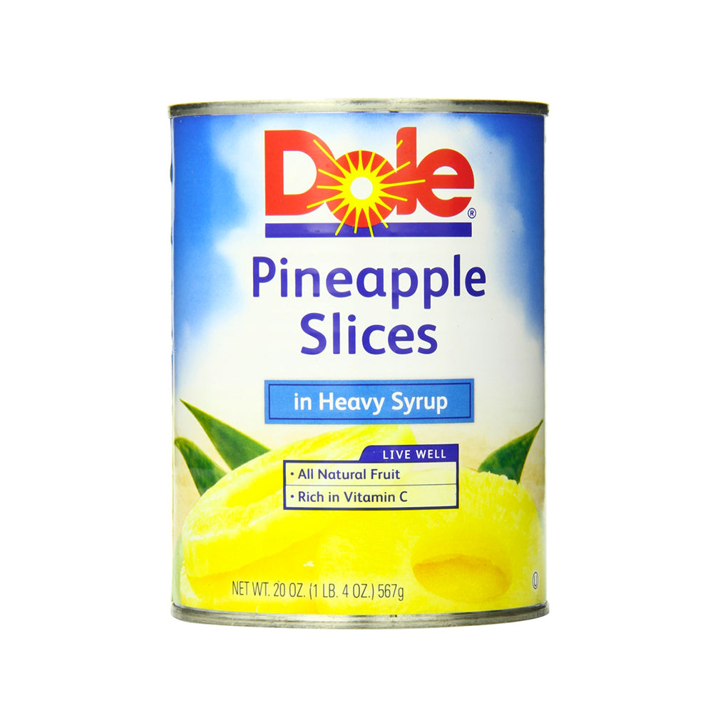 Dole Pineapple Slices, 20 oz