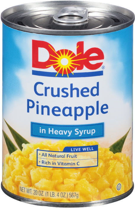 Dole Crushed Pineapple, 20 oz