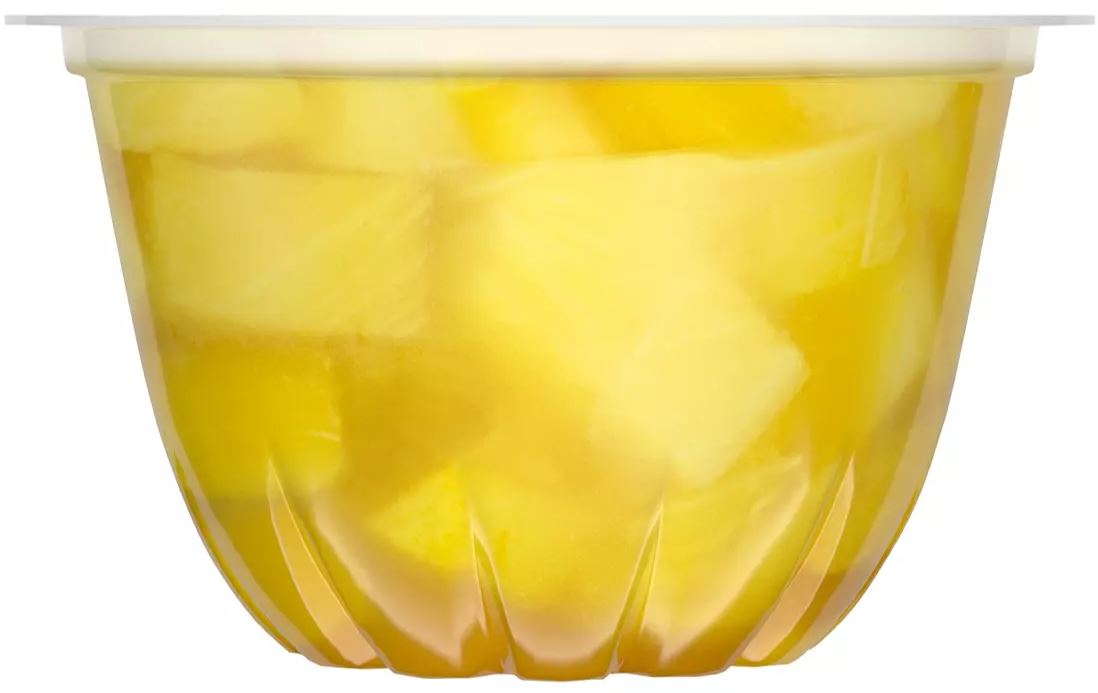 Dole Tropical Gold Premium Pineapple Tidbits Fruit Bowls , 16 x 4 oz