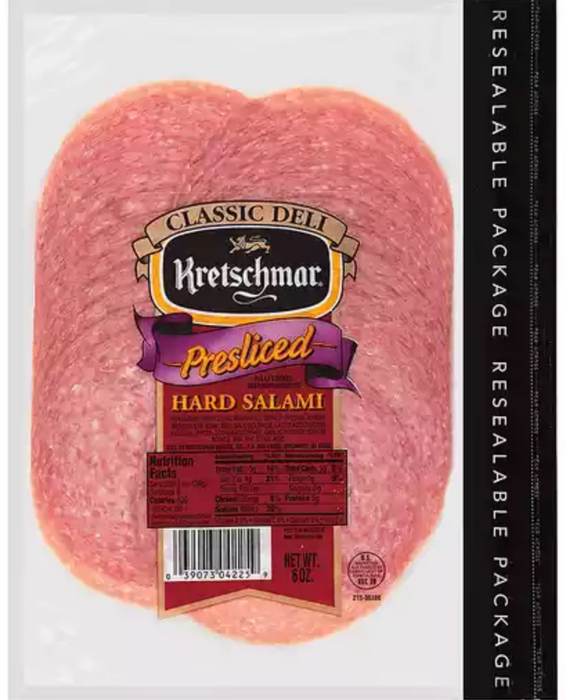 Kretschmar Hard Salami , 6 oz