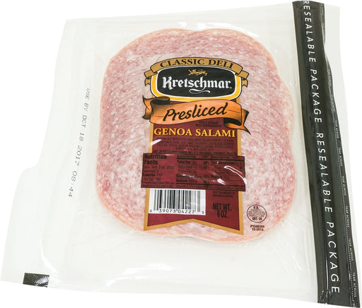 Kretschmar Genoa Salami Slices, 6 oz