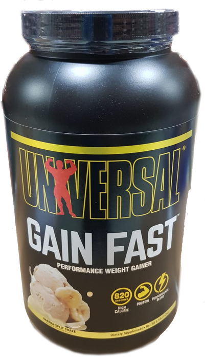 Universal Gain Fast Anabolic Weight Gainer, Banana Shake, 5 lbs