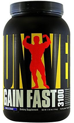 Universal Gain Fast Anabolic Weight Gainer, Vanilla Shake, 2.55 lbs