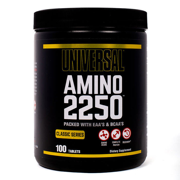 Universal Amino 2250 With EAA's & BCAA's, Classic Series , 100 ct