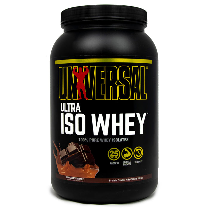 Universal Nutrition Ultra Iso Whey Protein Isolate, Chocolate Shake , 2 lbs