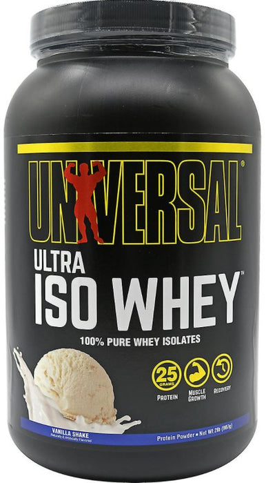 Universal Ultra Iso Whey Protein Powder, Vanilla Shake , 2 lbs