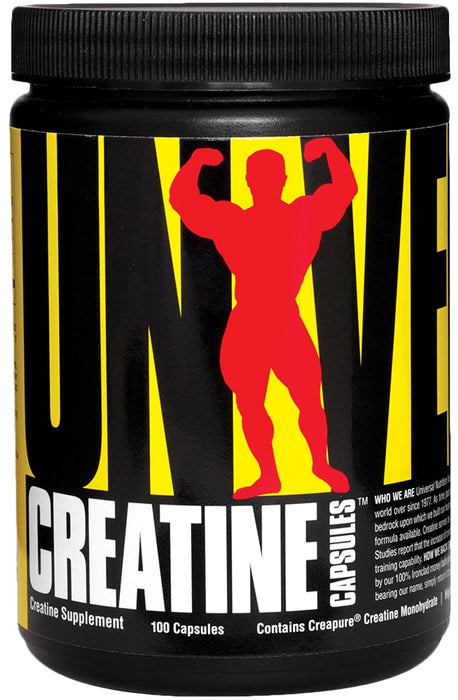 Universal Creatine Capsules, 100 ct